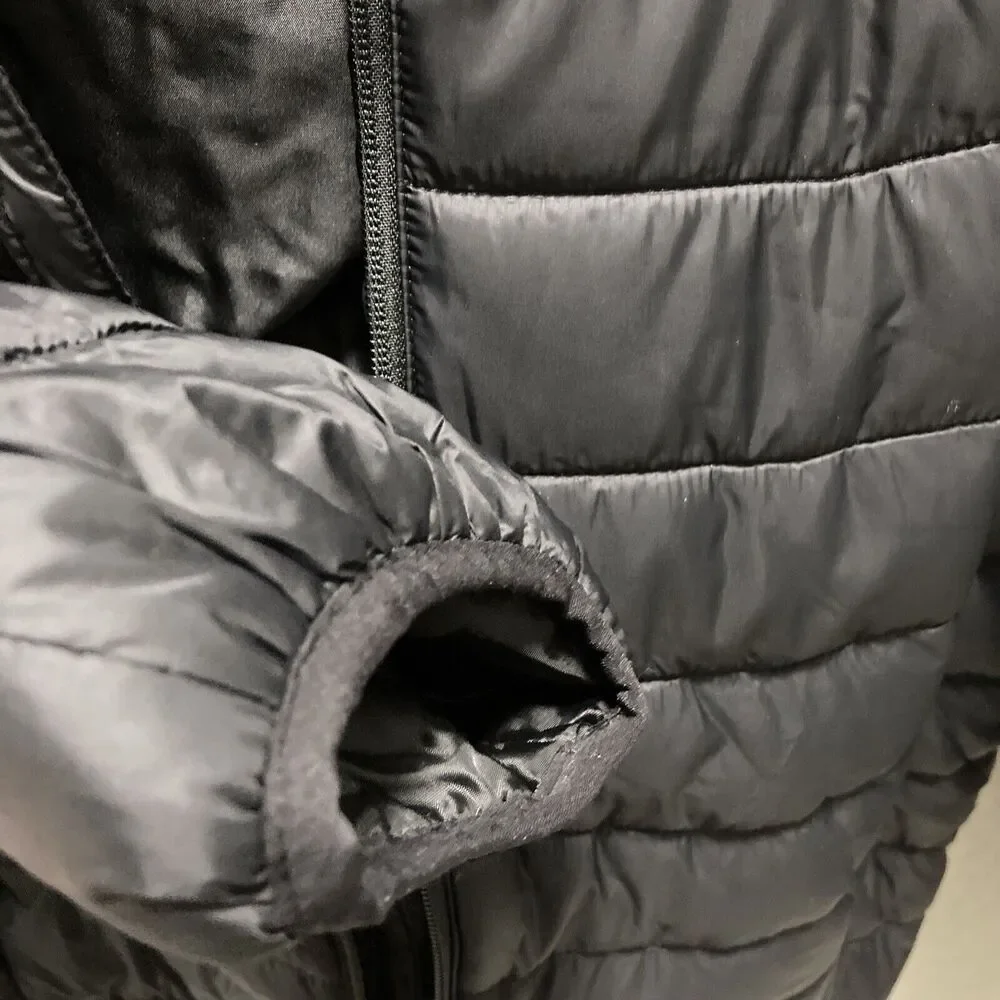 Antarctica Gear Heated Puffer Jacket Black Hood Men Size Large w Battery 16000